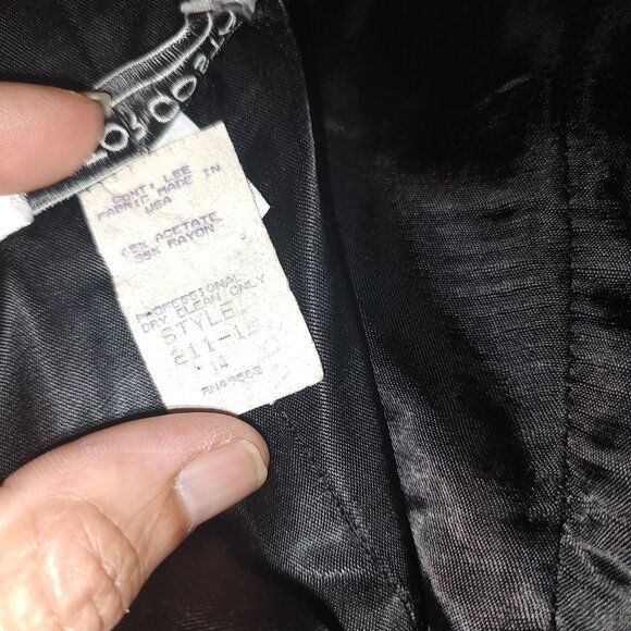 WOMEN'S SIZE 14 "VICTOR COSTA" VINTAGE VELVET HIGH-WAISTED PALAZZO PANTS - Picture 5 of 7